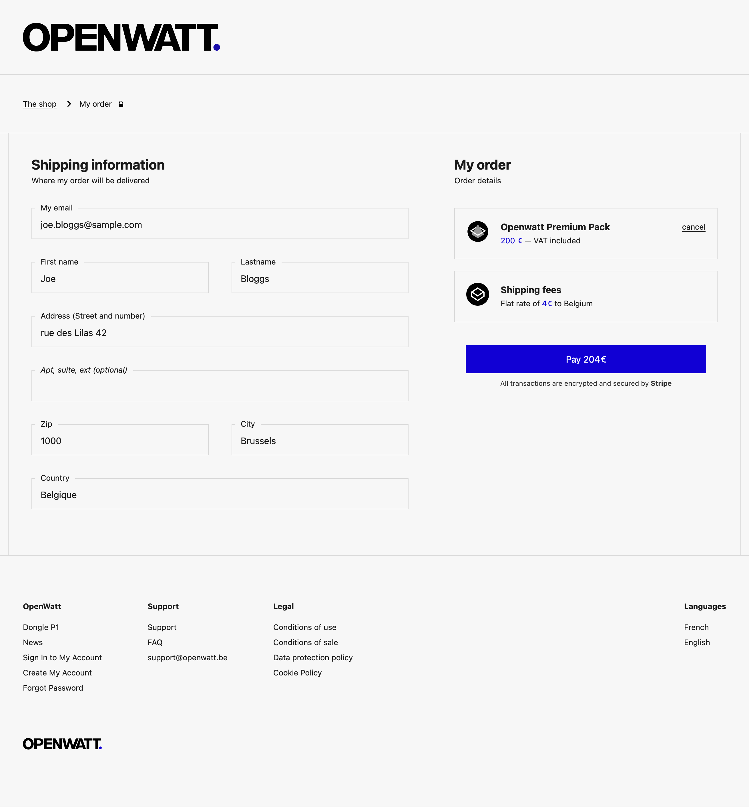 OpenWatt, P1 Dongle (shop)