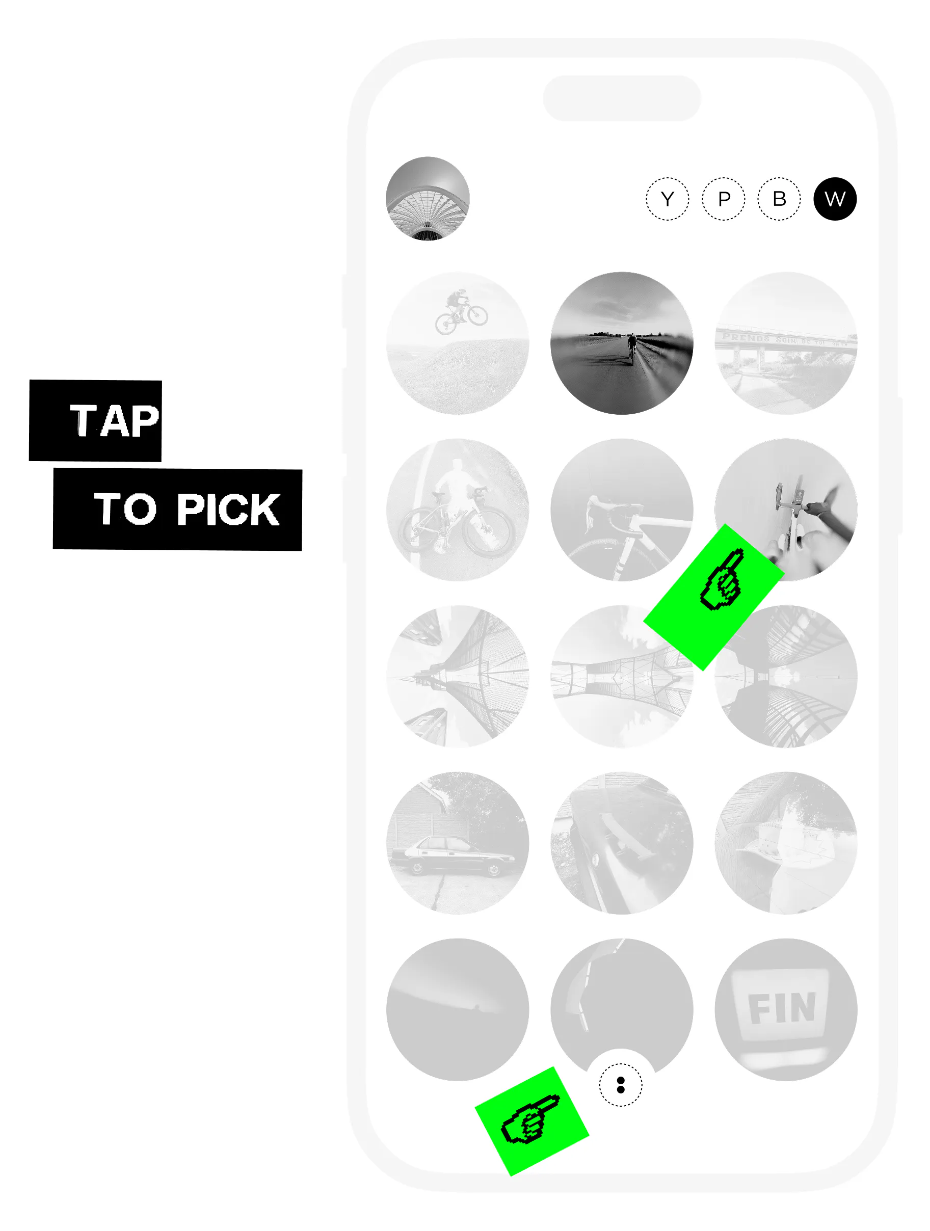 Tap to pick: P-01